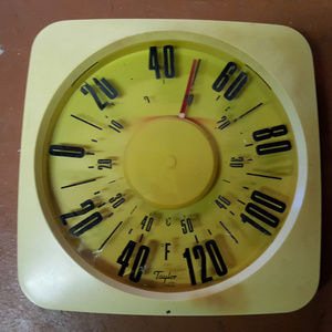 ANTIQUE INDOOR / OUTDOOR TAYLOR THERMOMETER